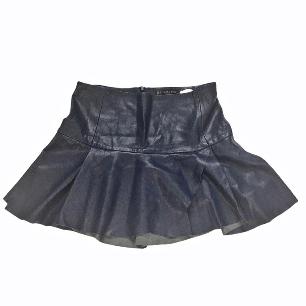 SOLD Zara faux leather skirt size 25 - Picture 1 of 5